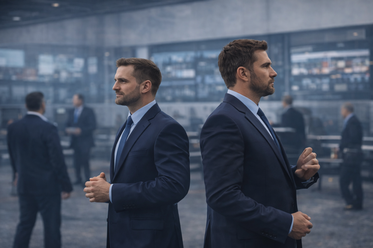 Event security team on standby.